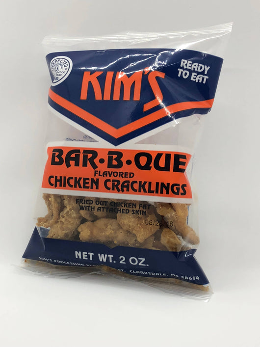 Buy Kim's Barbecue Chicken Cracklings Online. Order Chicken Cracklins In 12 18 And 36 Packs. Guaranteed Fresh With Fast Shipping. 